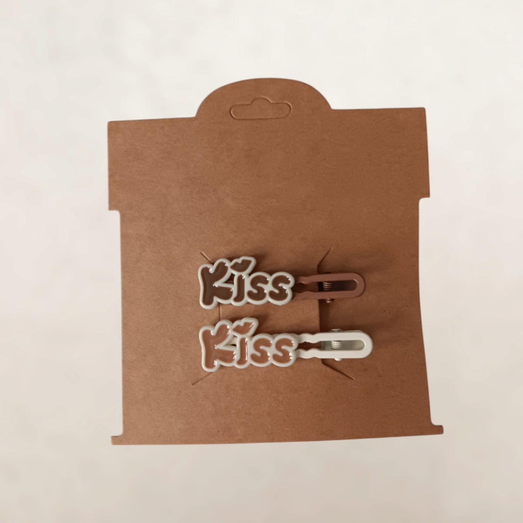 Kiss Mocha Hair Clips